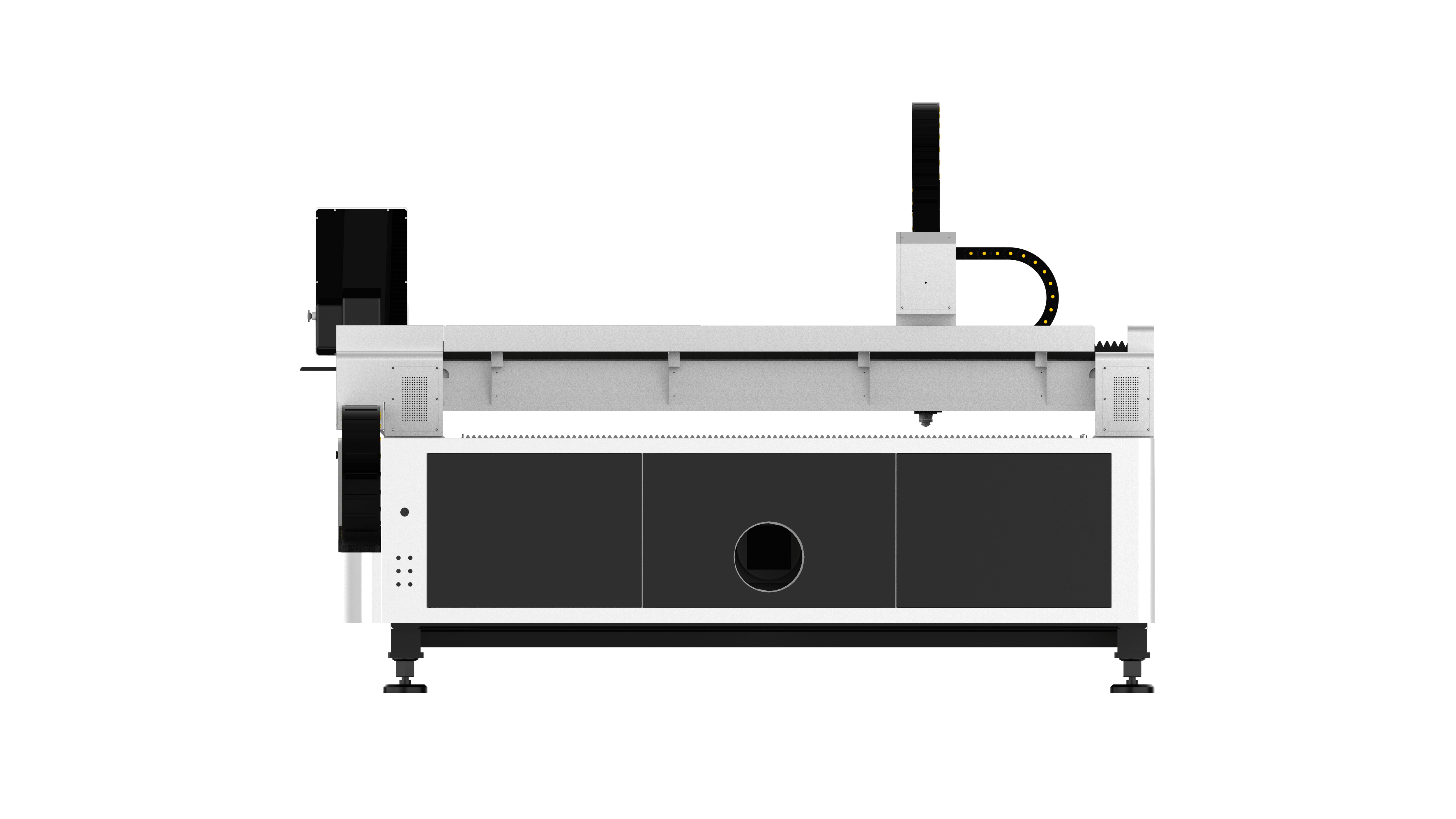 표준 개방형 플레이트 CNC 파이버 레이저 절단기 H 시리즈