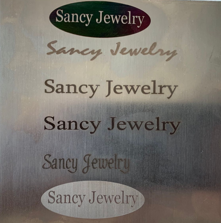 파이버 레이저 마킹 머신 샘플