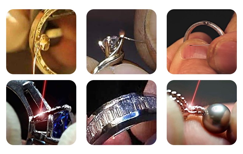 데스크탑 보석 레이저 용접기 응용 프로그램