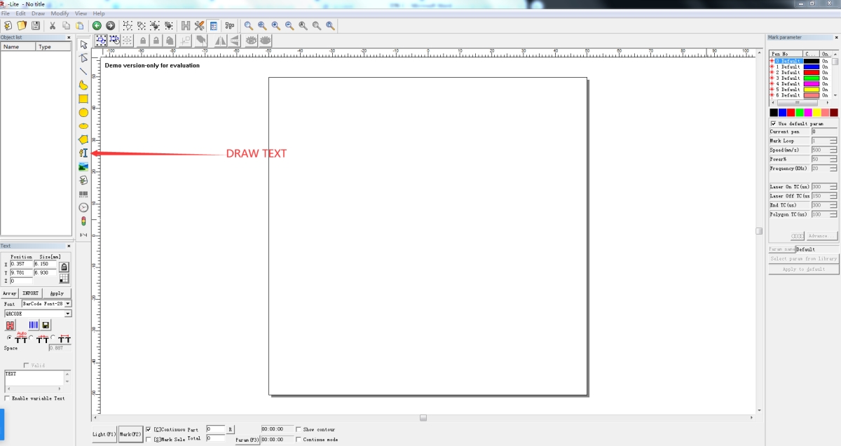 마킹 머신 운영 체제 EZCAD (1)