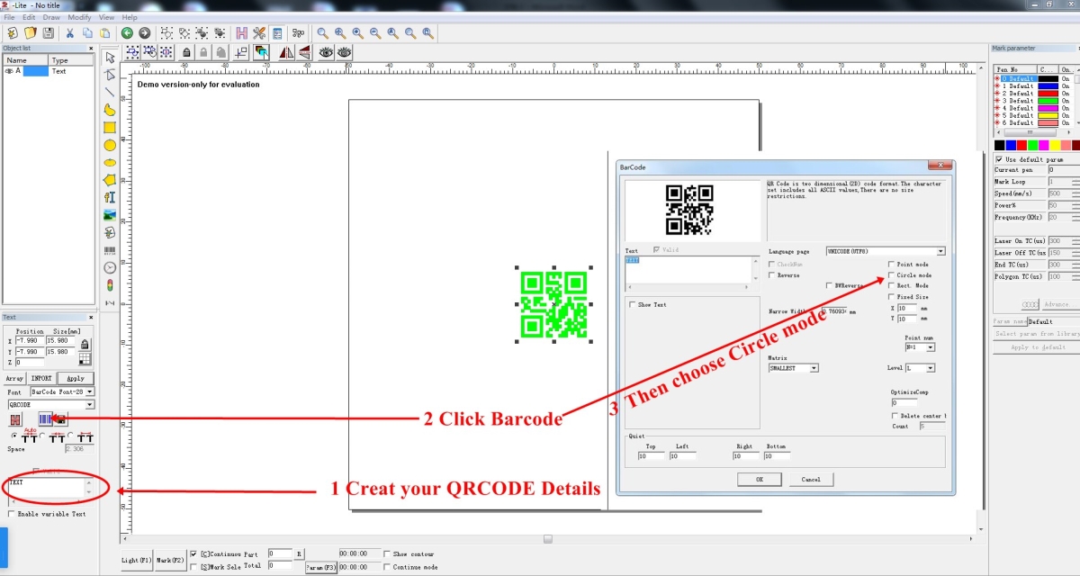 마킹 머신 운영 체제 EZCAD (2)