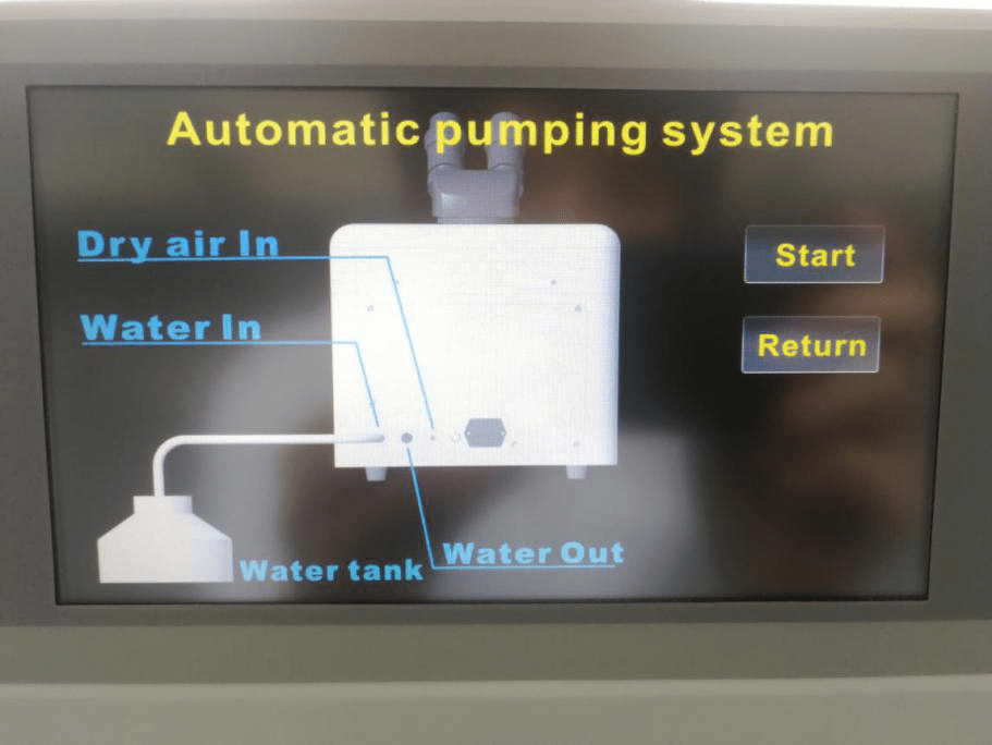 보석 용접 기계 작동 패널